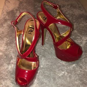 Red Tall Heels